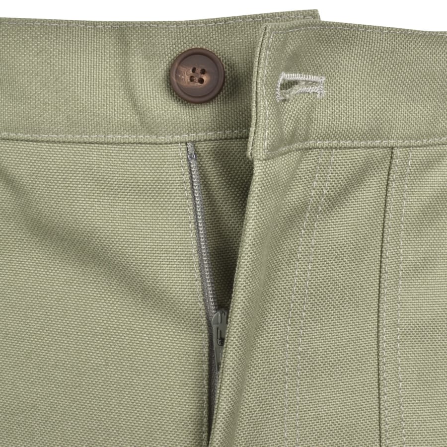 Maison Kitsune Workwear Straight Trousers Green | Mainline Menswear us